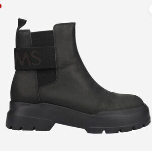 TOMS - Womens Black Combat Boots: 7.5